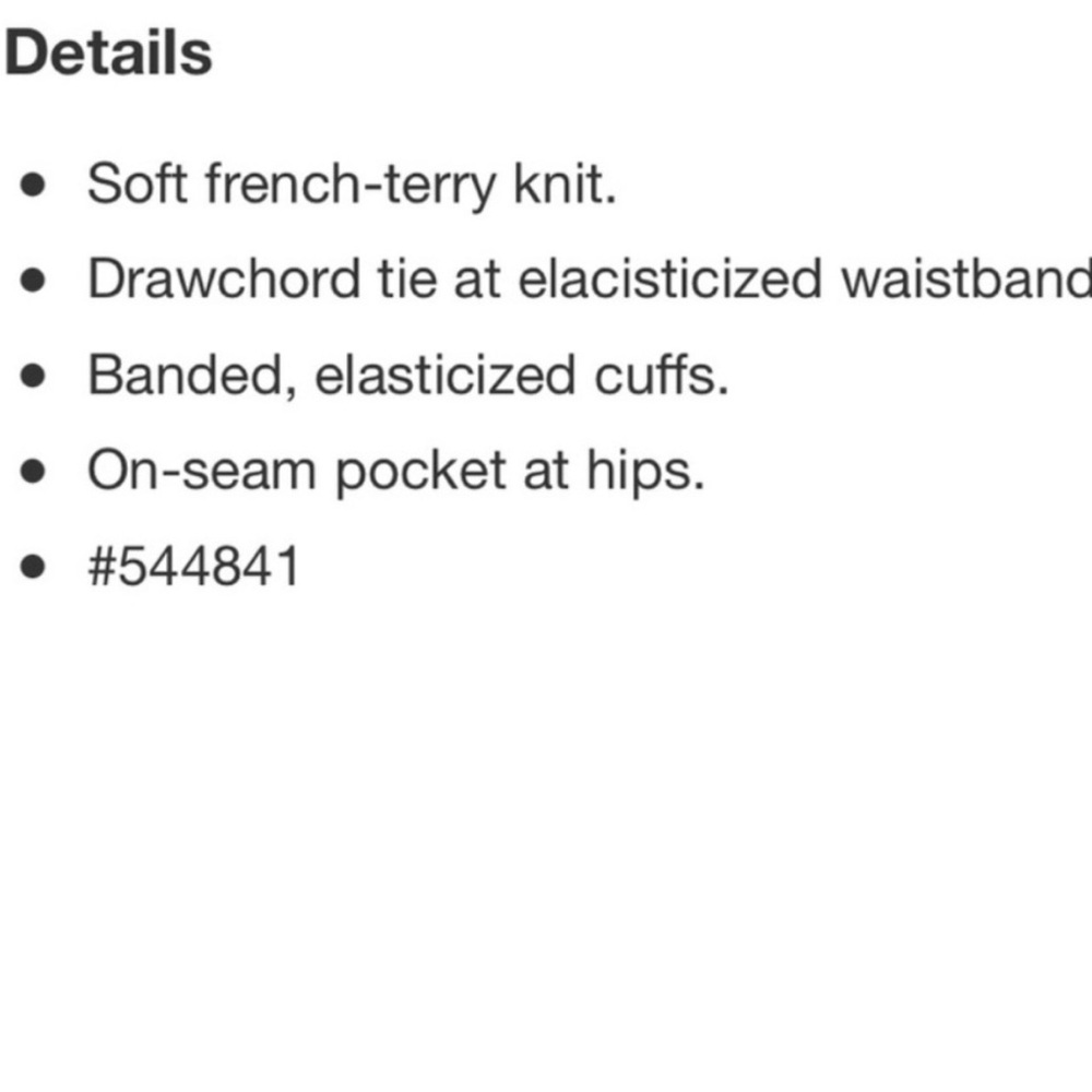 GAP Super Soft Classic Jogger Sweatpants - POCKETS, DRAWCORD, FRENCH TERRY SMALL - Picture 11 of 12